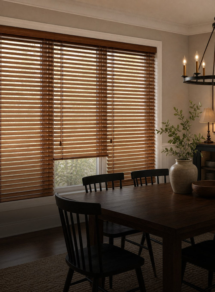wood blinds